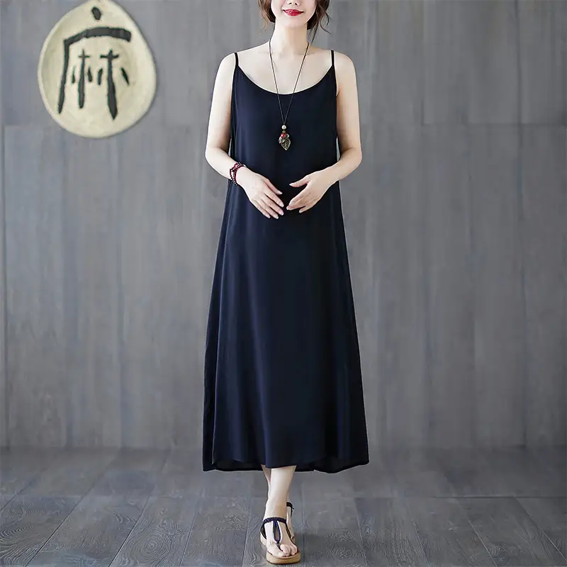 Black Long Skirt Dress for Women with Home Design