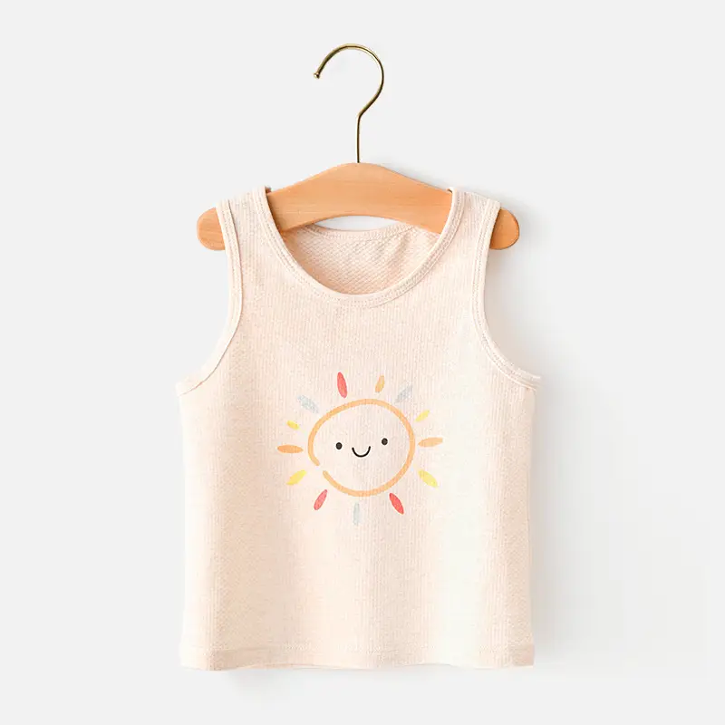 Shengte Children's Vest Underwear Pure Cotton Summer - Image 17