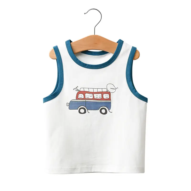 Shengte Children's Vest Underwear Pure Cotton Summer - Image 2