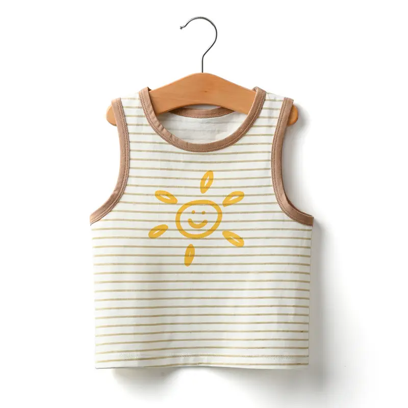 Shengte Children's Vest Underwear Pure Cotton Summer - Image 3