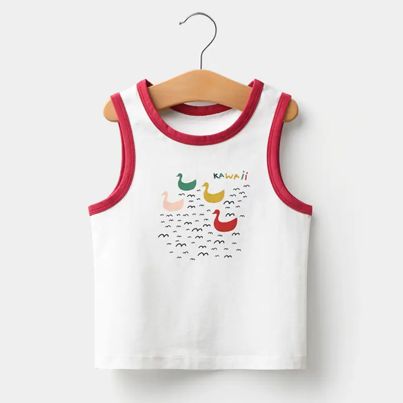 Shengte Children's Vest Underwear Pure Cotton Summer - Image 5