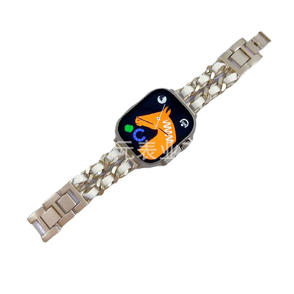 Apple Watch Strap Small Chanel Style Gold Chain 2022mm - Image 24
