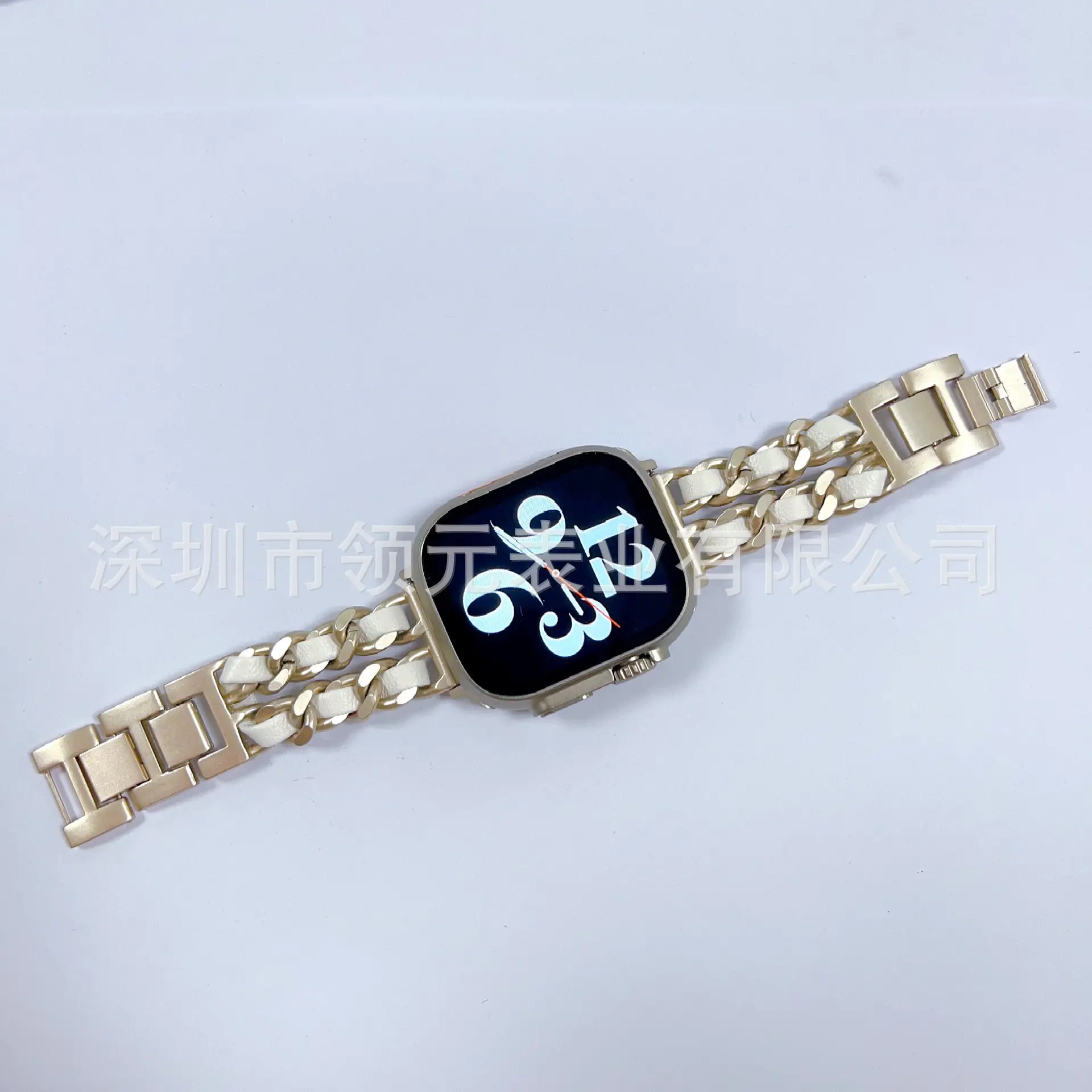 Apple Watch Strap Small Chanel Style Gold Chain 2022mm — feature 3