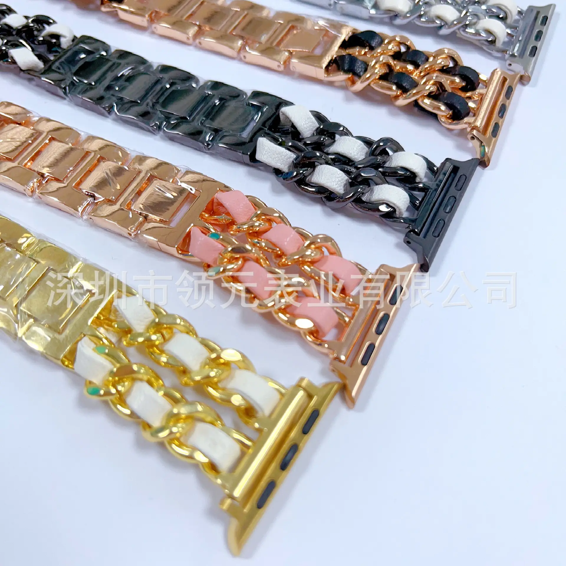 Apple Watch Strap Small Chanel Style Gold Chain 2022mm — feature 8