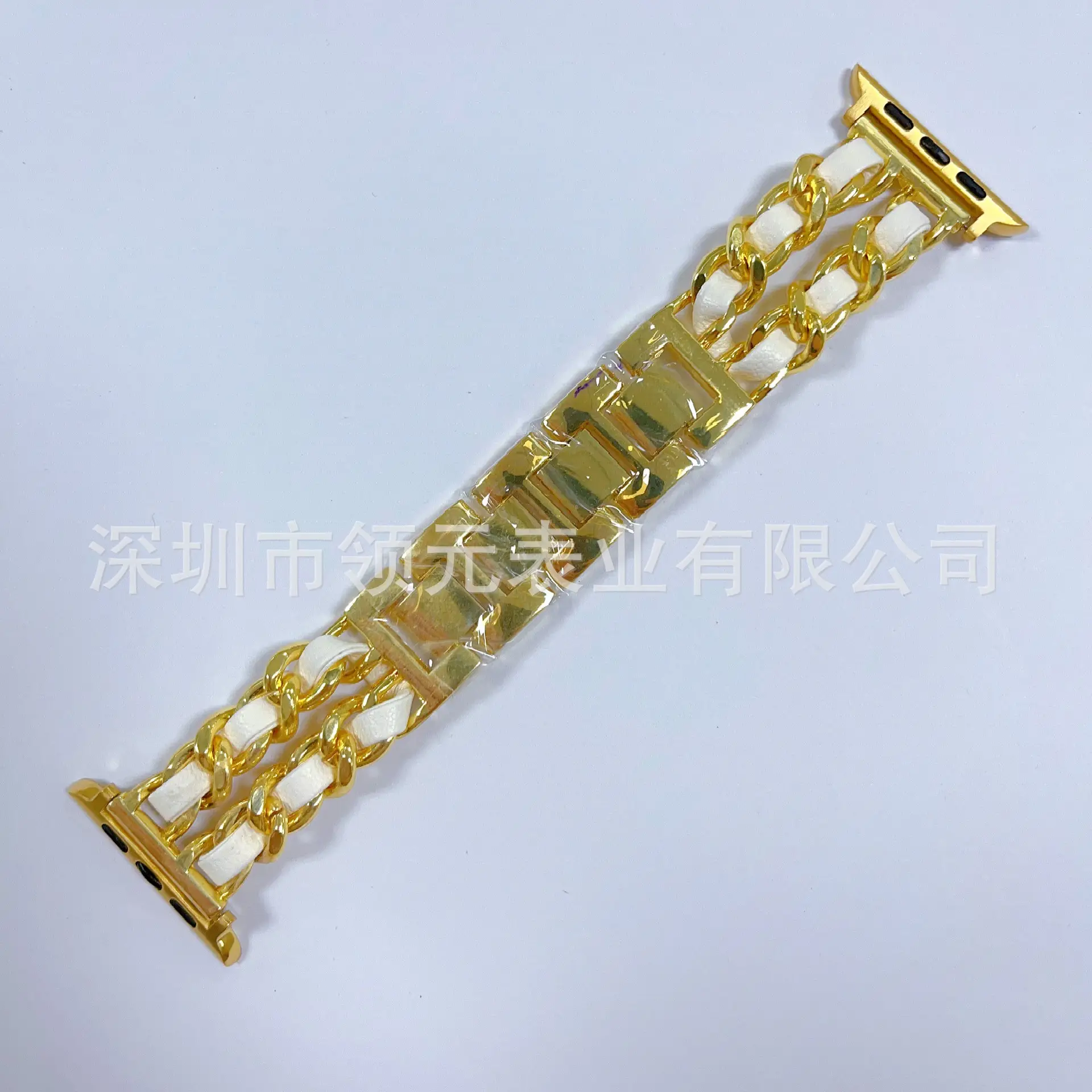 Apple Watch Strap Small Chanel Style Gold Chain 2022mm - Image 6