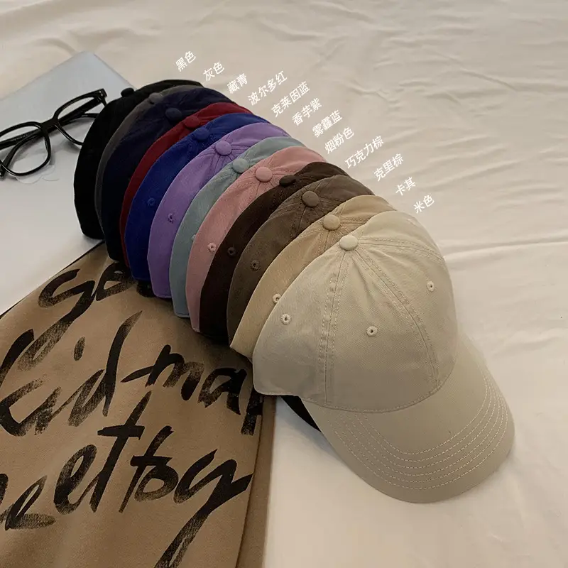 Black Big Head Baseball Cap for Men Women Summer Wear - Image 14