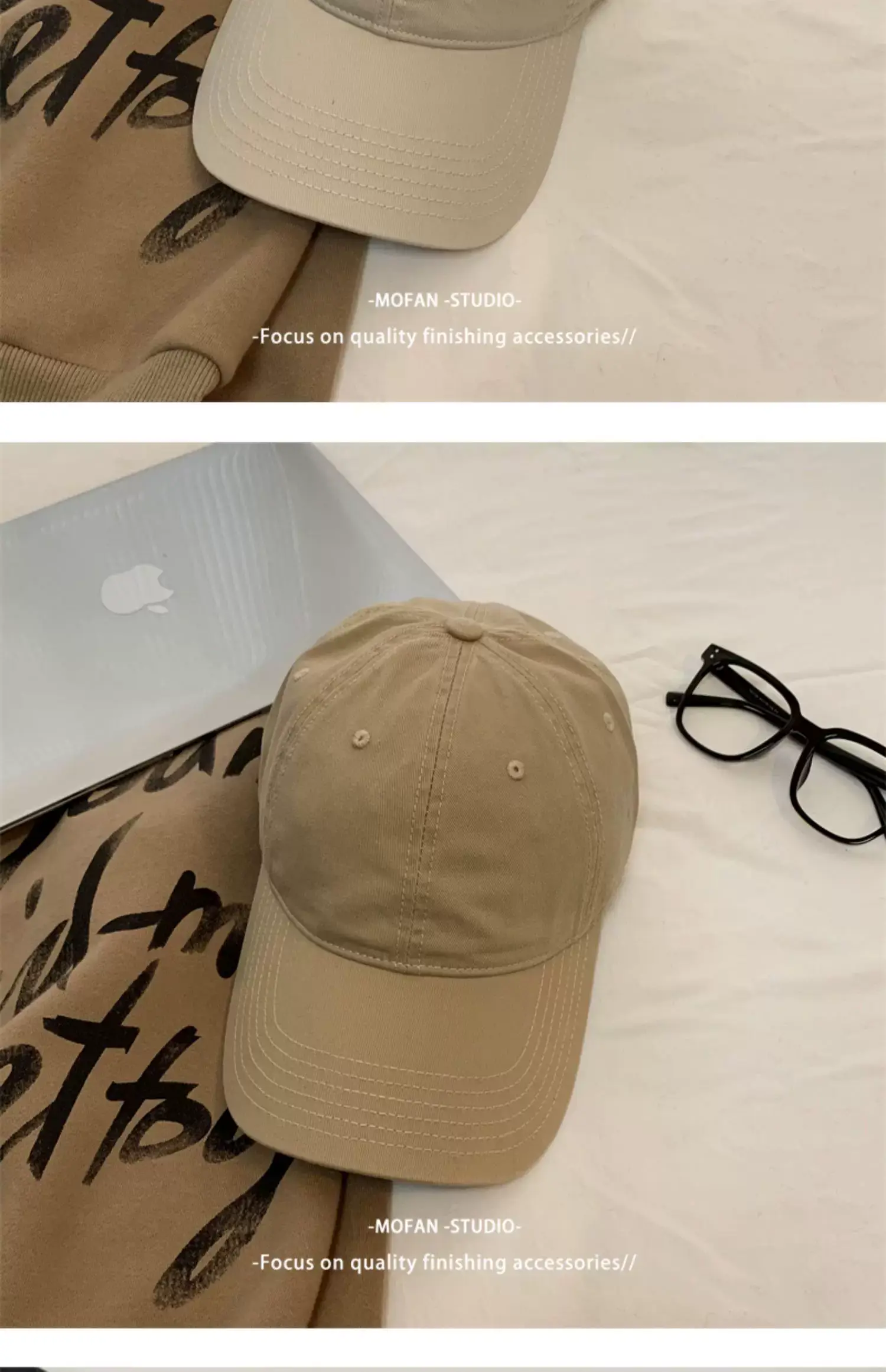 Black Big Head Baseball Cap for Men Women Summer Wear — feature 12