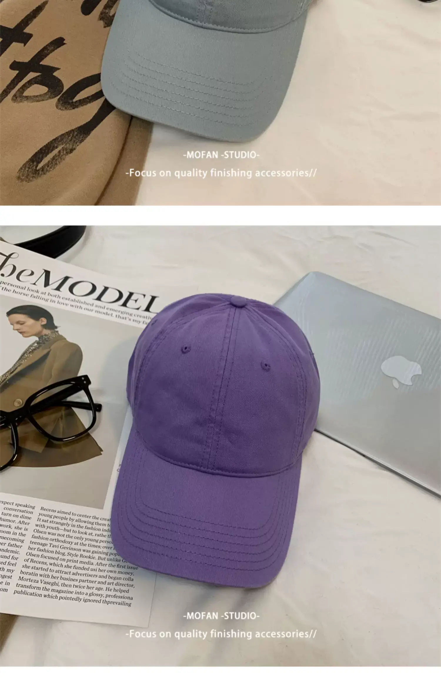 Black Big Head Baseball Cap for Men Women Summer Wear — feature 16