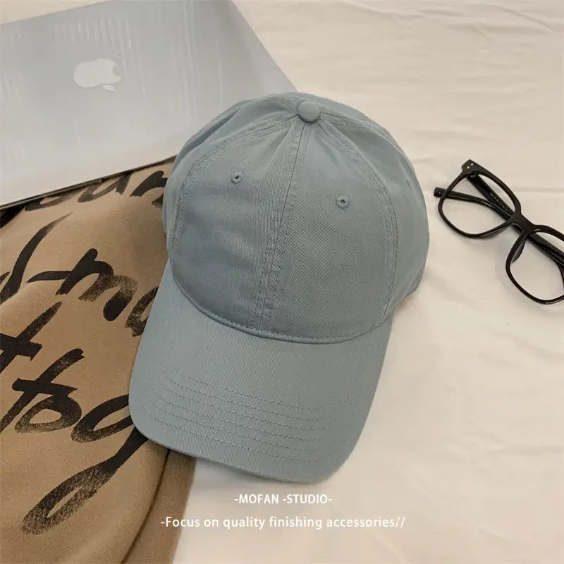 Black Big Head Baseball Cap for Men Women Summer Wear - Image 10