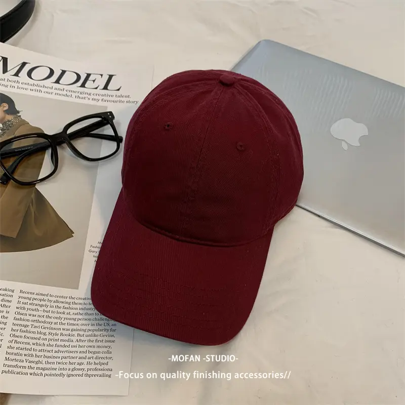 Black Big Head Baseball Cap for Men Women Summer Wear - Image 7