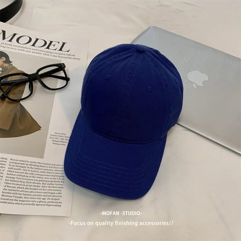Black Big Head Baseball Cap for Men Women Summer Wear - Image 8