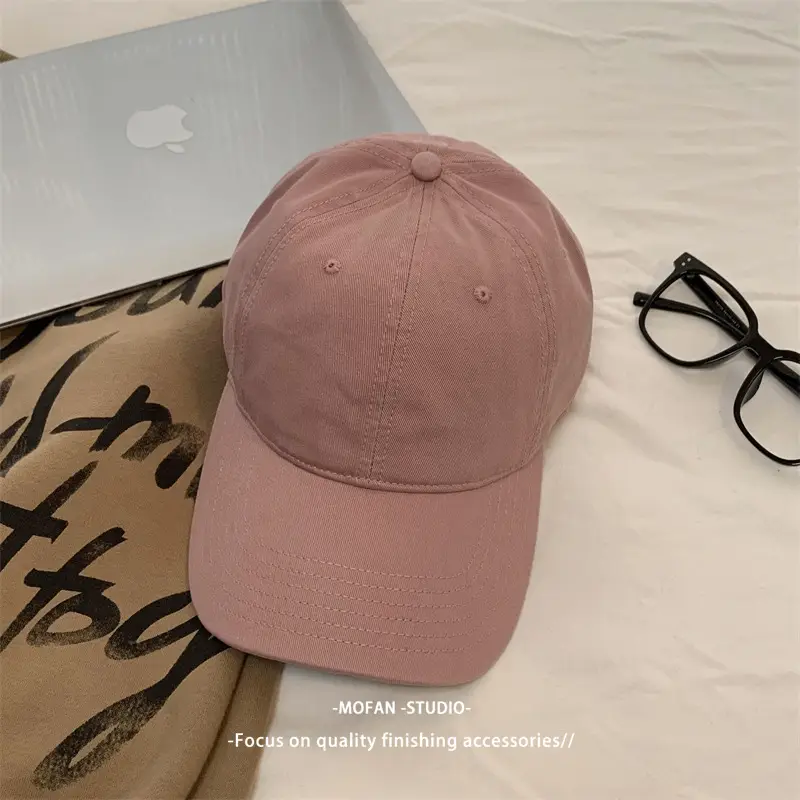 Black Big Head Baseball Cap for Men Women Summer Wear - Image 9