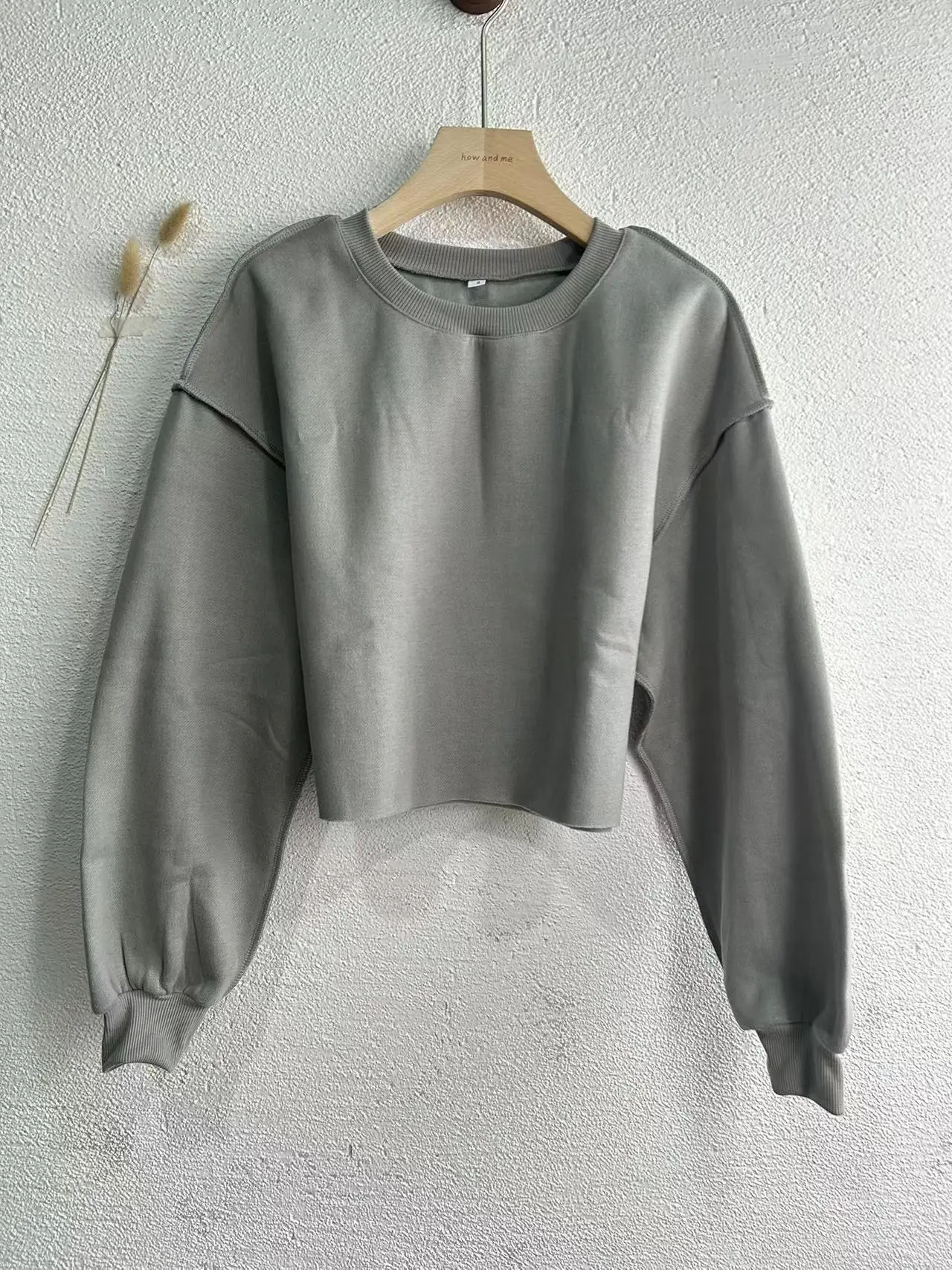 Women's Velvet Crossbody Sweatshirt Yellow