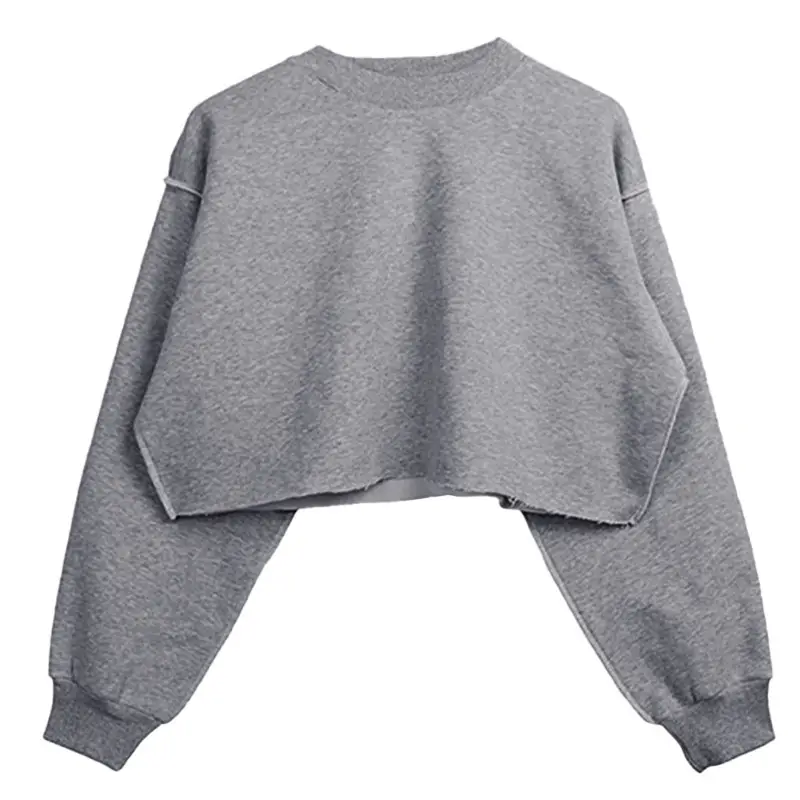 Women's Velvet Crossbody Sweatshirt Yellow