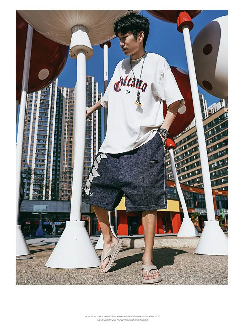 Men Slip-On White Flip Flops Summer Wear — feature 11