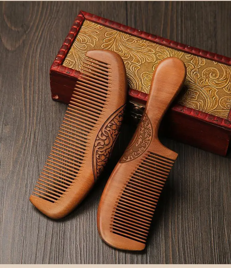 Sandalwood Hair Comb Anti-Static Long Hair Men Women — feature 10