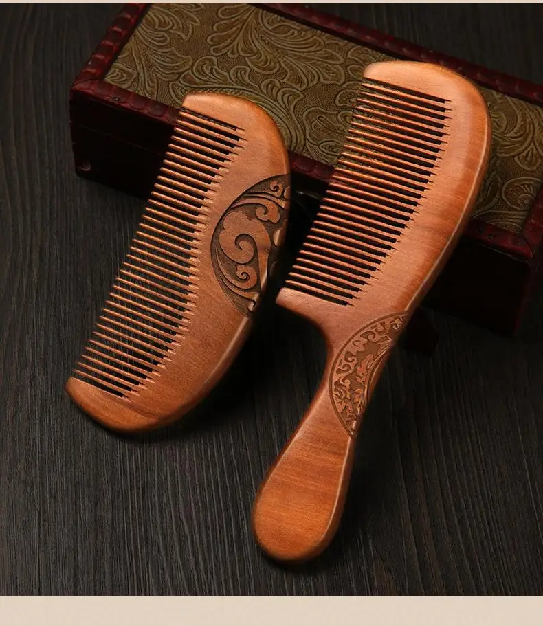 Sandalwood Hair Comb Anti-Static Long Hair Men Women — feature 11