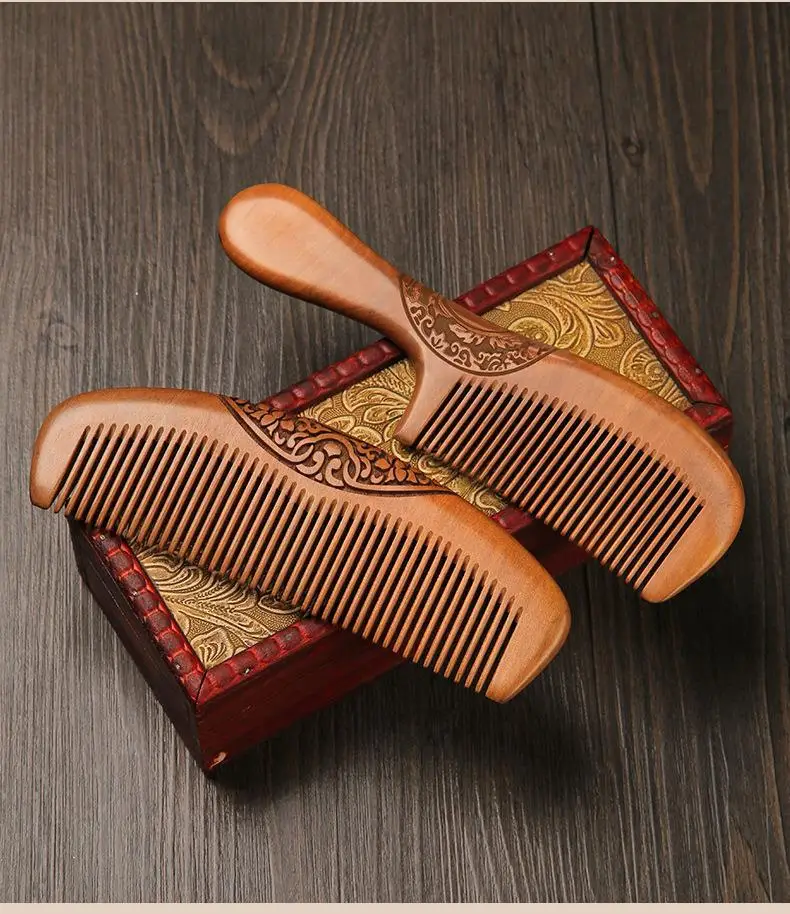 Sandalwood Hair Comb Anti-Static Long Hair Men Women — feature 9