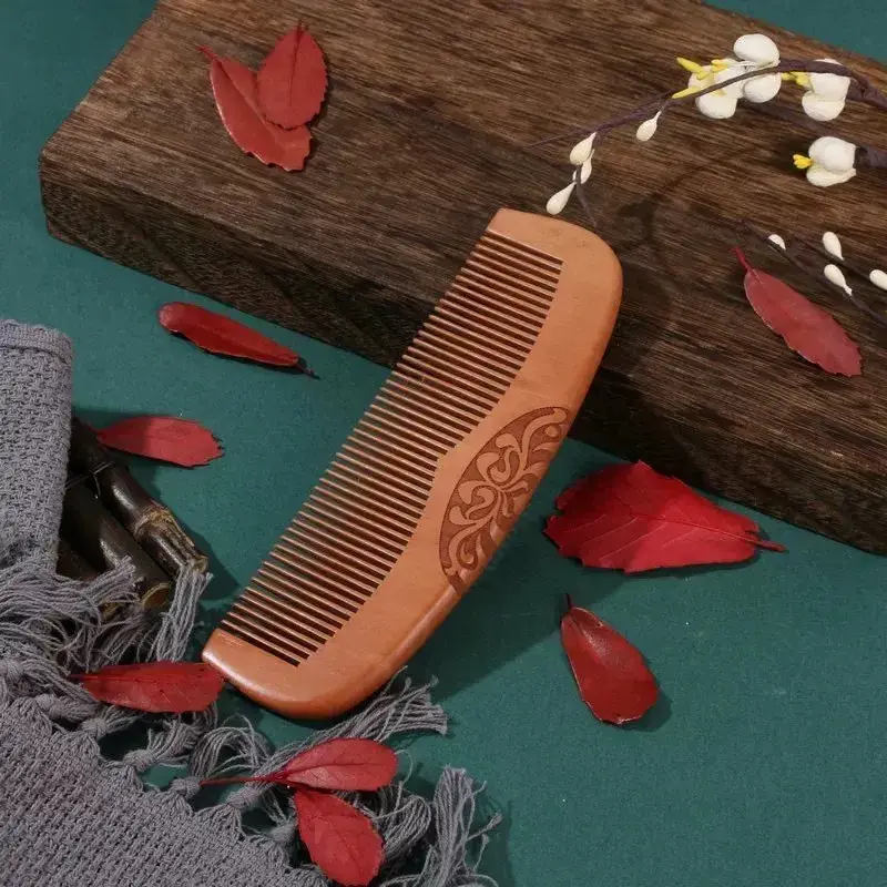 Sandalwood Hair Comb Anti-Static Long Hair Men Women - Image 2
