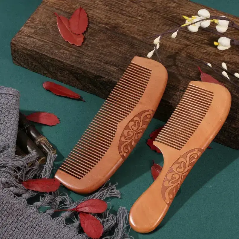 Sandalwood Hair Comb Anti-Static Long Hair Men Women - Image 5