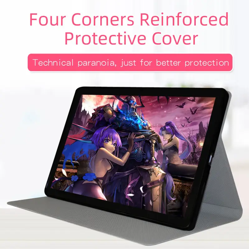 10 Inch Blue Foldable Tablet Case with Protective Cover - Image 7