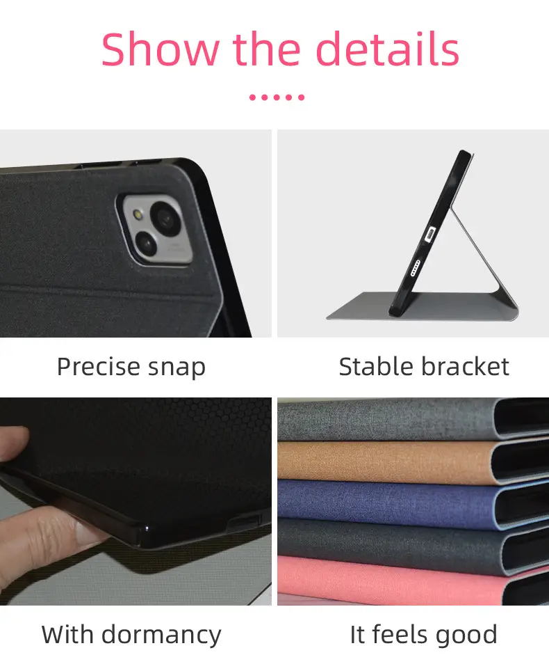 10 Inch Blue Foldable Tablet Case with Protective Cover — feature 6