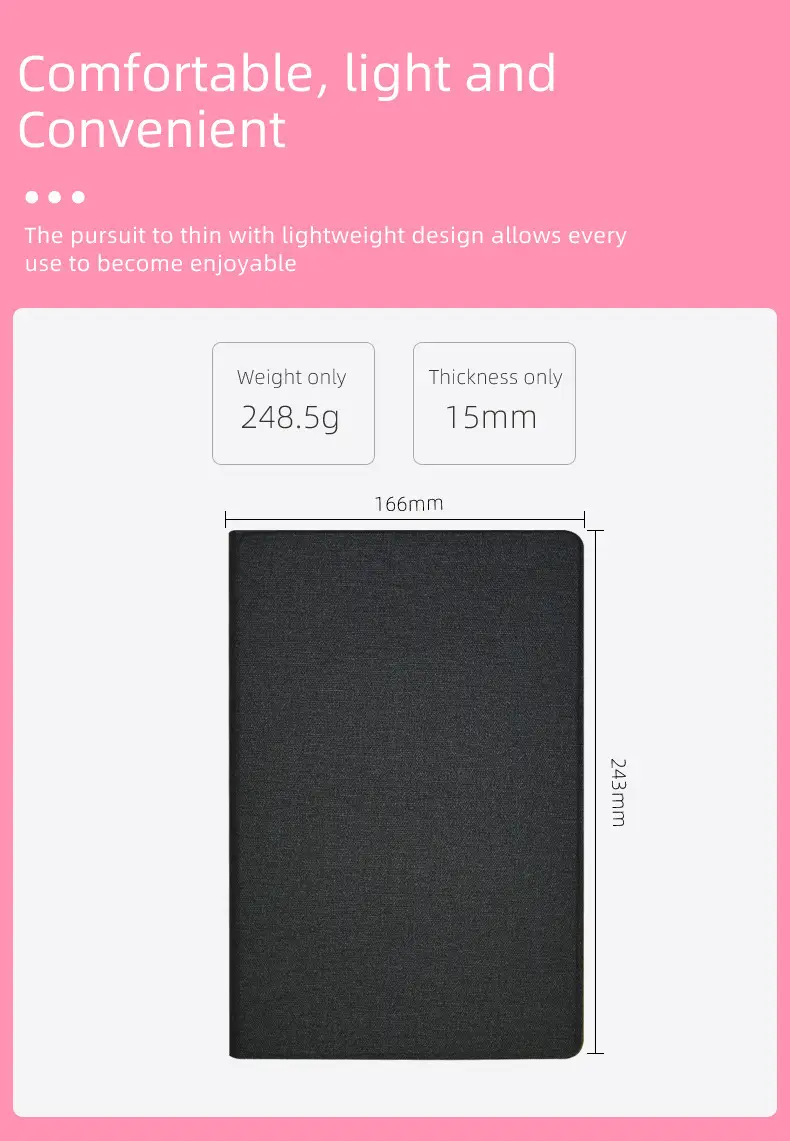 10 Inch Blue Foldable Tablet Case with Protective Cover — feature 7