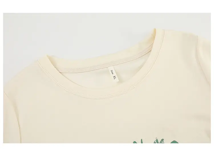Milk Printed Tulip T-Shirt Plus Size Women — feature 26
