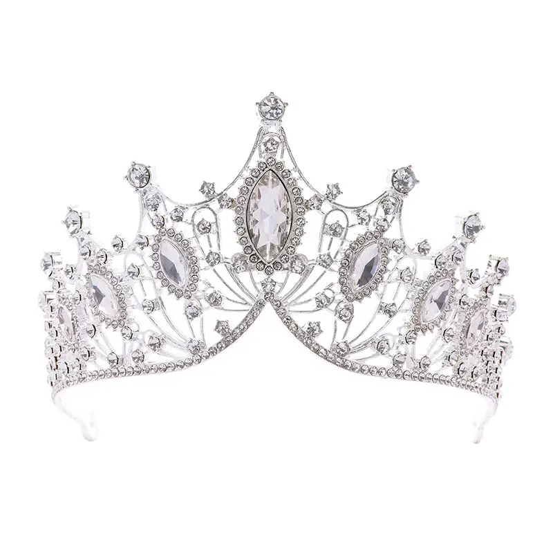 Red Crystal Bridal Crown for Girls 18+ - Image 16