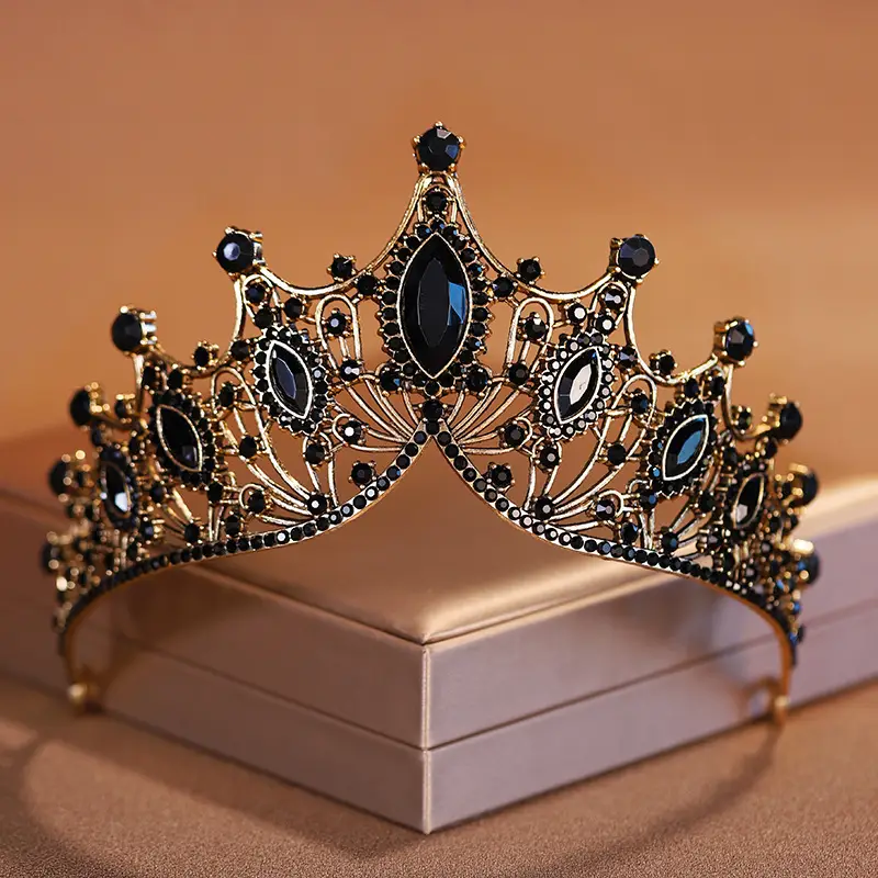 Red Crystal Bridal Crown for Girls 18+ - Image 9