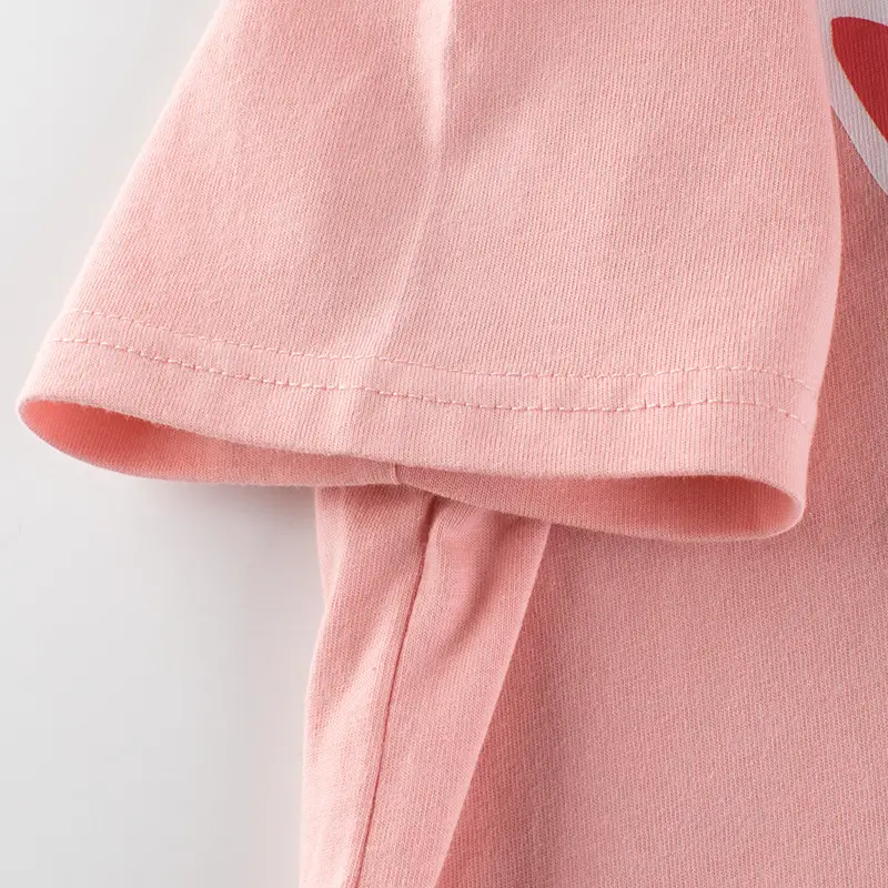 Pink Short Sleeve T-Shirt for Girls 2024 - Image 2