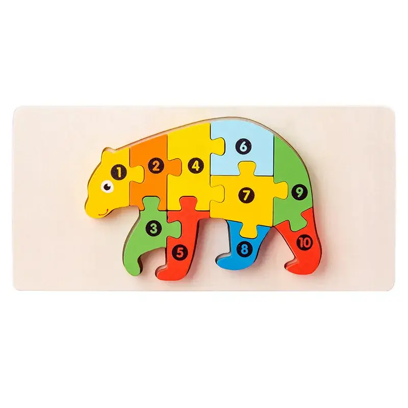 Three-Dimensional Wooden Puzzle Traffic Car for Kids - Image 11