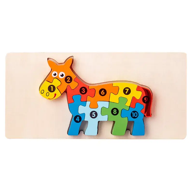 Three-Dimensional Wooden Puzzle Traffic Car for Kids - Image 14