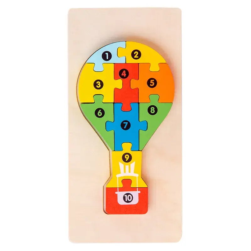 Three-Dimensional Wooden Puzzle Traffic Car for Kids - Image 17
