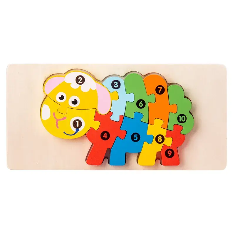 Three-Dimensional Wooden Puzzle Traffic Car for Kids - Image 19