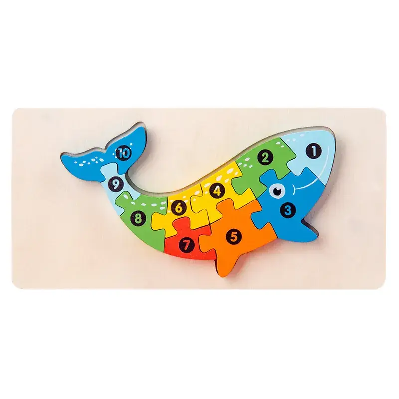 Three-Dimensional Wooden Puzzle Traffic Car for Kids - Image 20