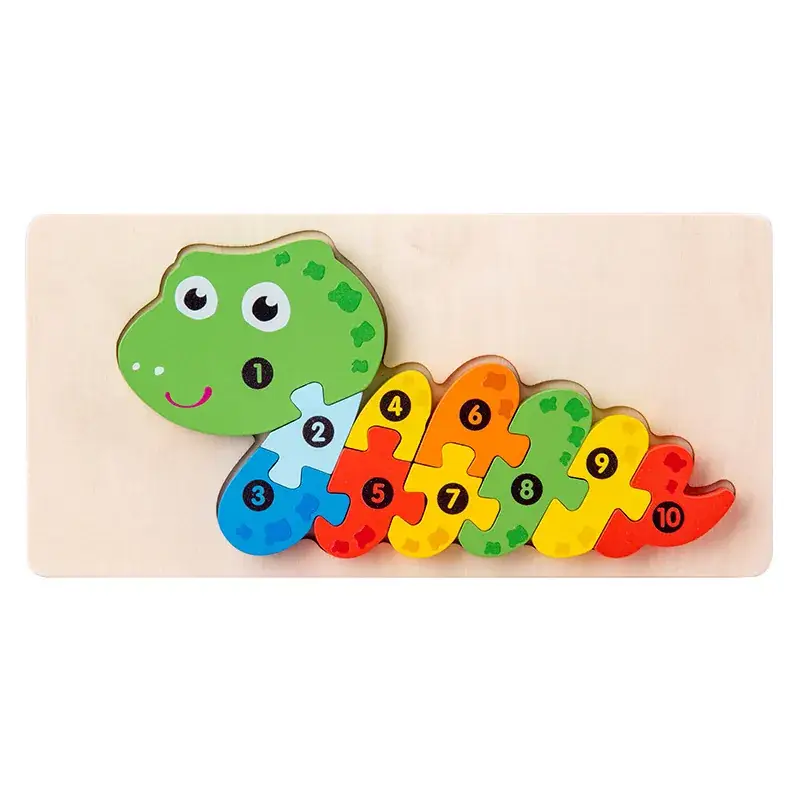 Three-Dimensional Wooden Puzzle Traffic Car for Kids - Image 21