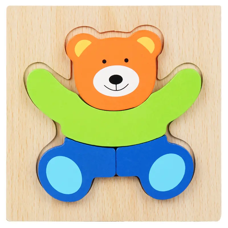 Three-Dimensional Wooden Puzzle Traffic Car for Kids - Image 27
