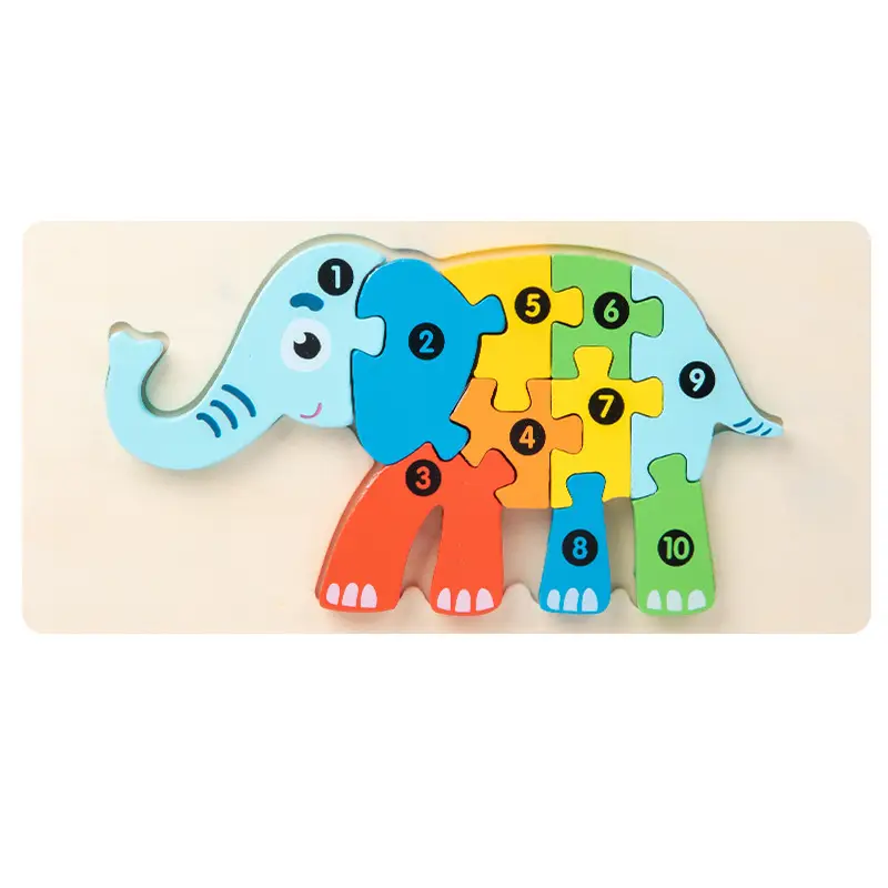 Three-Dimensional Wooden Puzzle Traffic Car for Kids - Image 8