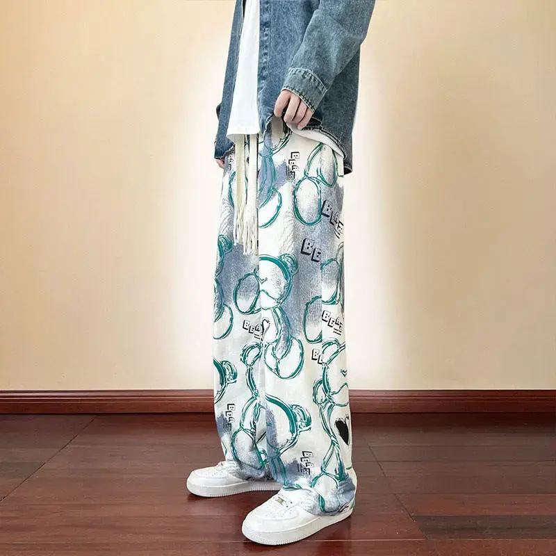 2023 New Heavy New Bear Printed Pants for Men — feature 33