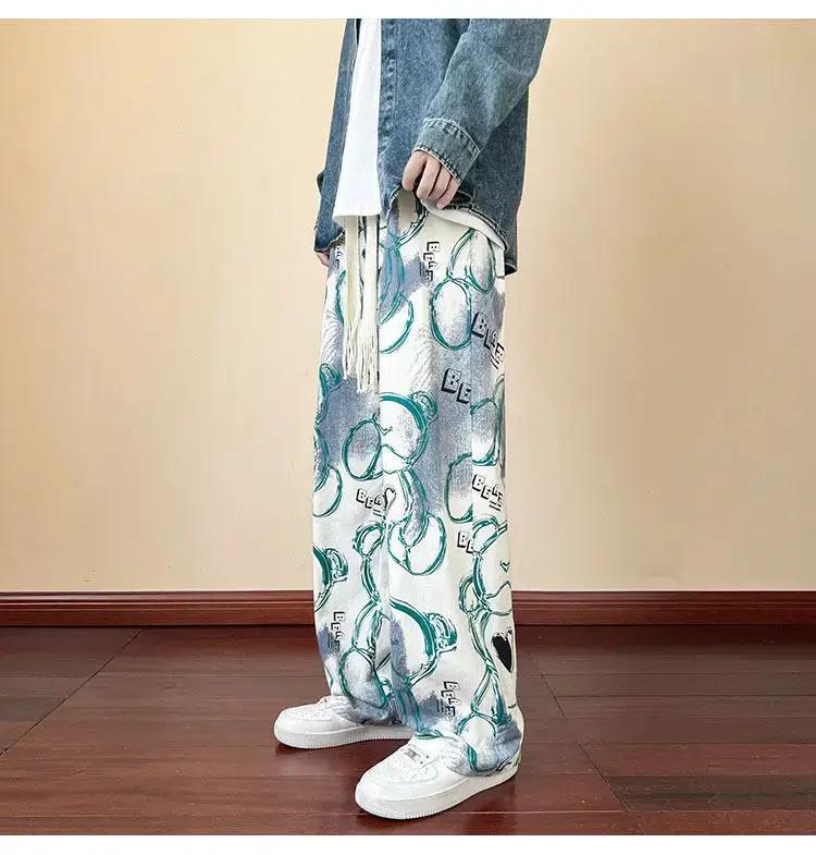 2023 New Heavy New Bear Printed Pants for Men — feature 36