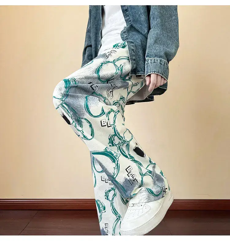 2023 New Heavy New Bear Printed Pants for Men — feature 38