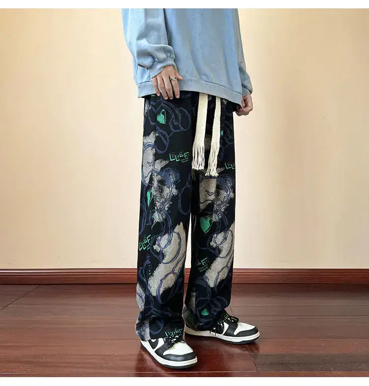 2023 New Heavy New Bear Printed Pants for Men — feature 45