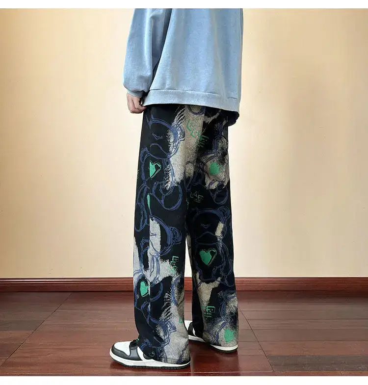 2023 New Heavy New Bear Printed Pants for Men — feature 48