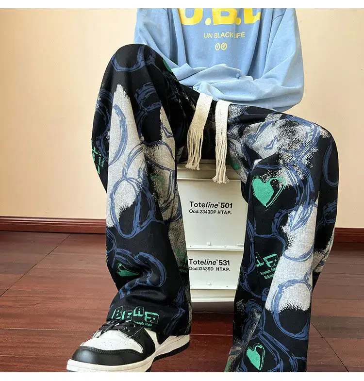 2023 New Heavy New Bear Printed Pants for Men — feature 49