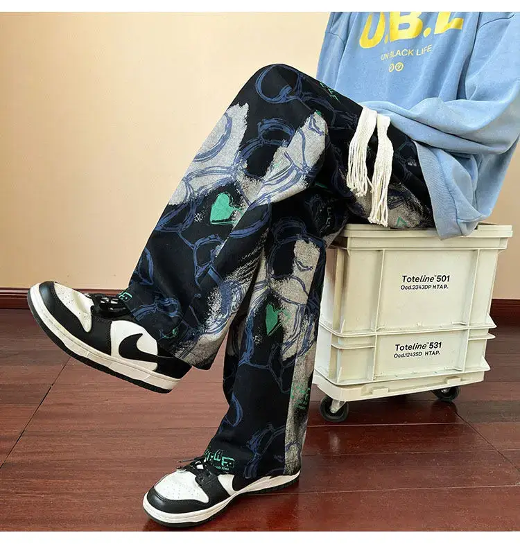 2023 New Heavy New Bear Printed Pants for Men — feature 51