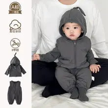 Baby Boy Chinese Style Green Shorts Set — feature 7