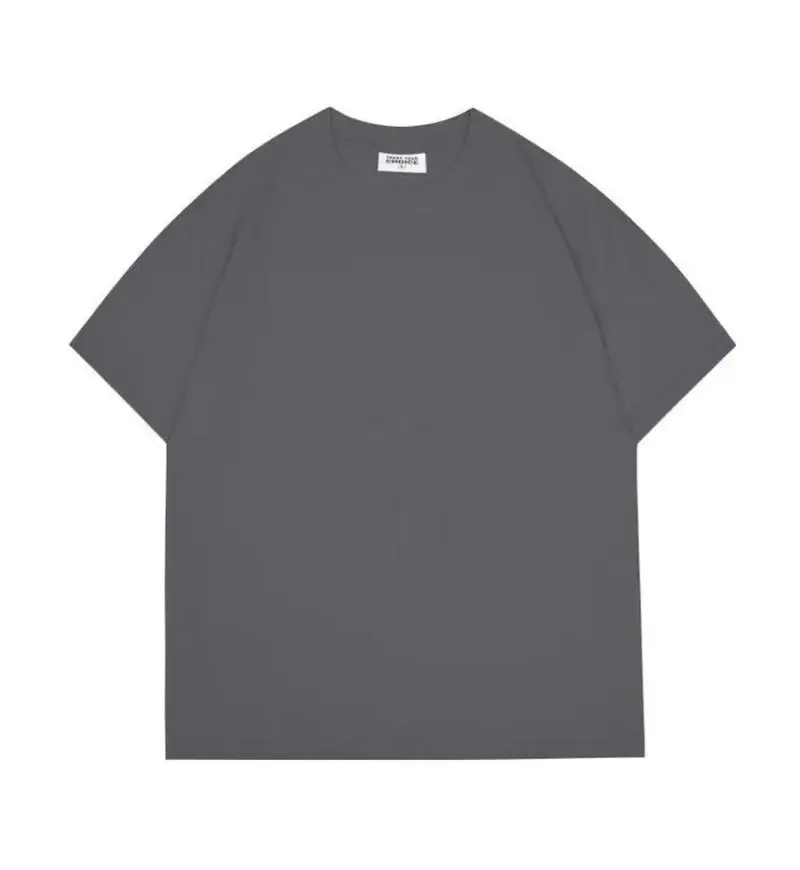 Men Brown Cotton T-Shirt Summer Casual Short Sleeve - Image 8