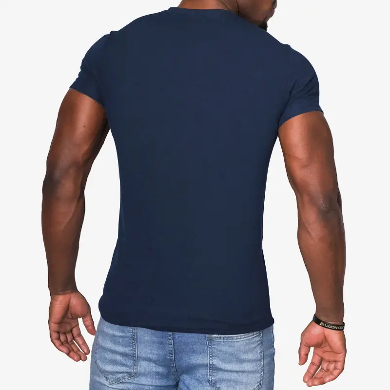 Men's 2023 Cross-border Slim Fit T-Shirt Black — feature 13