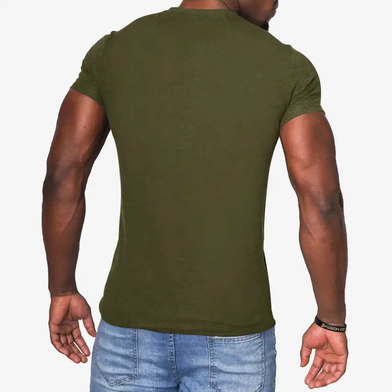 Men's 2023 Cross-border Slim Fit T-Shirt Black — feature 23